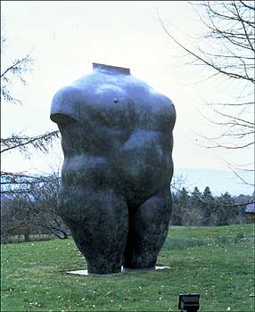 Female Torso by  Fernando        Botero