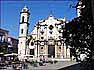 View of La Catedral de la Habana. Building to the right is the Wilfredo Lam Center by        LatinArt.com