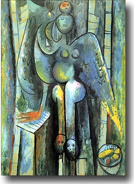 Whenever I do not sleep, I Dream by Wilfredo        Lam