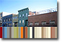 Mundane Journey— 18th & Harrison  (found architecture and color chart analysis)  by Kate        Pocrass