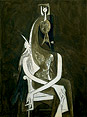 Femme assise [Seated Woman] by Wilfredo        Lam