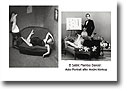 El satiric mambo dancer: autoportrait after Andre Kertesz  by Adal       Maldonado